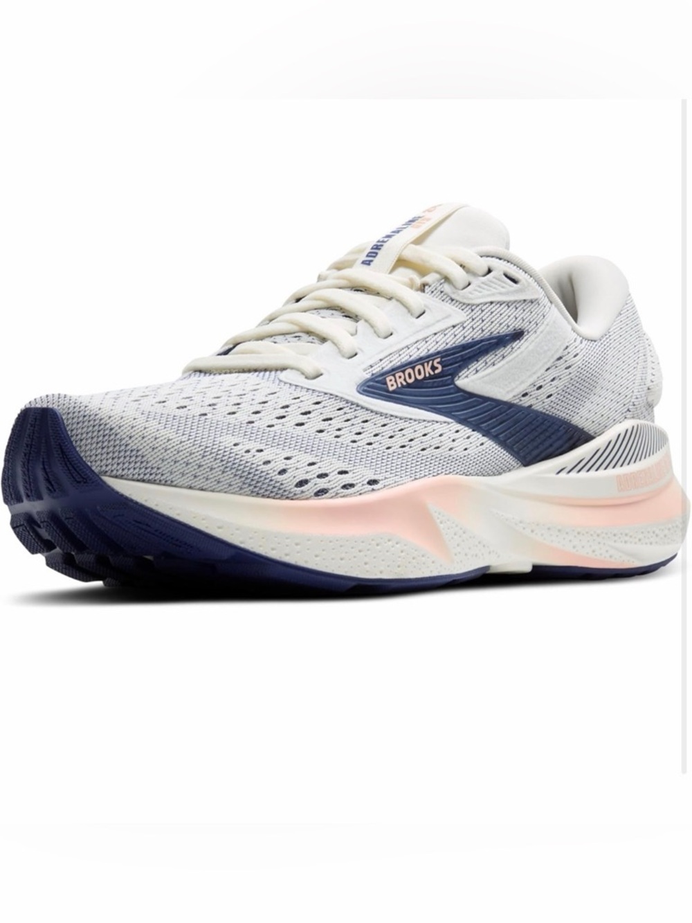 Brooks Adrenaline GTS 24 Women’s White & Navy Running Shoes